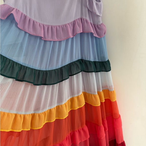Storia Multicolor Ruffle Dress - Picture 6 of 8